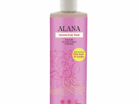 Alana Rose & Vanilla Natural Body Wash 100ml Convenience Travel Bottle For Cheap