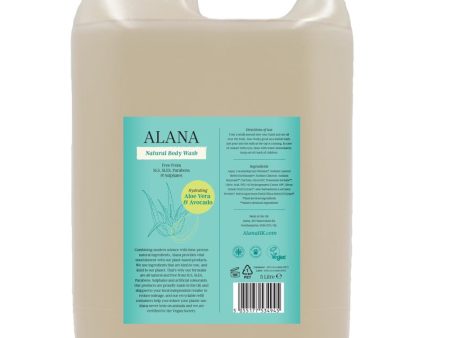 Alana Aloe Vera & Avocado Natural Body Wash 5L Online Sale