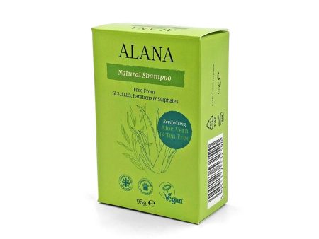 Alana Aloe Vera & Tea Tree Natural Shampoo Bar 95g Fashion