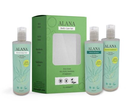 Alana Aloe Vera & Avocado Body Care Set (3x400ml) For Sale