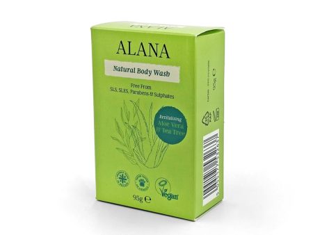 Alana Aloe Vera & Tea Tree Natural Body Wash Bar 95g For Cheap