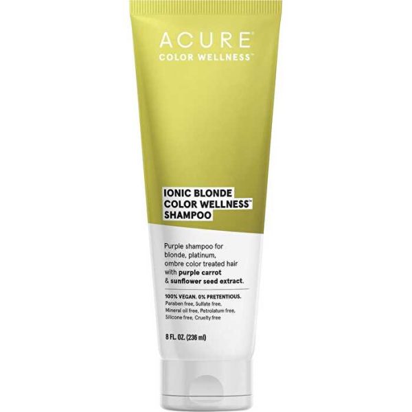 Acure Ionic Blonde Colour Wellness Shampoo 236ml Supply