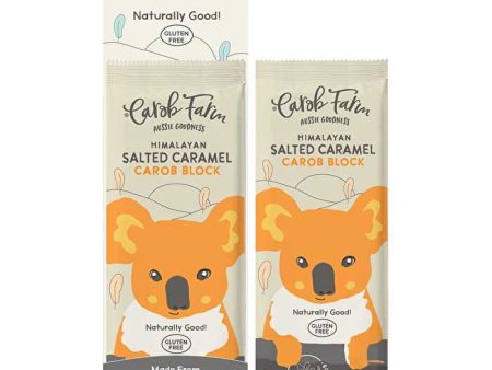 Carob Farm Carob Block Salted Caramel 12x95g For Cheap