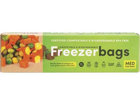 Biotuff Compostable Freezer Bags Medium Bags 25pk 4L Discount