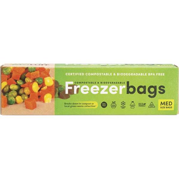 Biotuff Compostable Freezer Bags Medium Bags 25pk 4L Discount