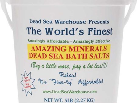 Dead Sea Warehouse Dead Sea Bath Salts Bucket 2.27kg Online now