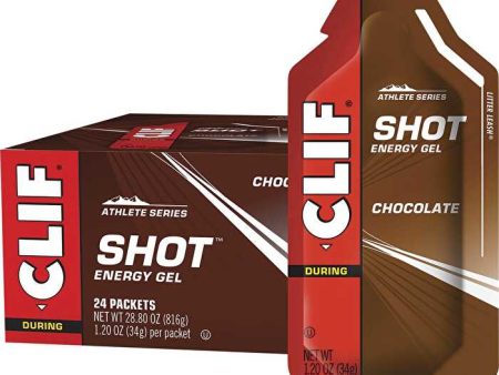 Clif Shot Energy Gel Chocolate 24x34g on Sale