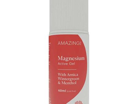 Amazing Oils Magnesium Active Gel Roll-On Arnica,Wintergreen,Menthol 60ml Sale