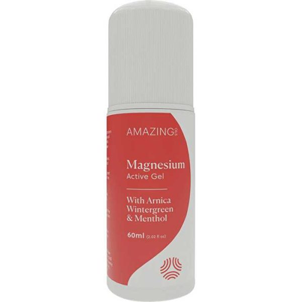 Amazing Oils Magnesium Active Gel Roll-On Arnica,Wintergreen,Menthol 60ml Sale