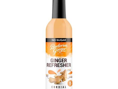 Buderim Ginger Ginger Refresher No Sugar Cordial 750ml Online Sale