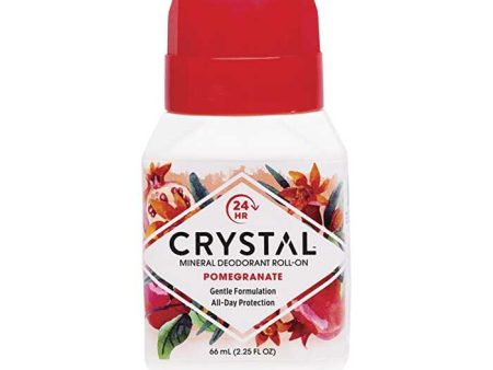 Crystal Roll-On Deodorant Pomegranate 66ml Supply