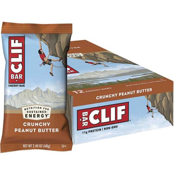 Clif Energy Bar Crunchy Peanut Butter 12x68g Online now