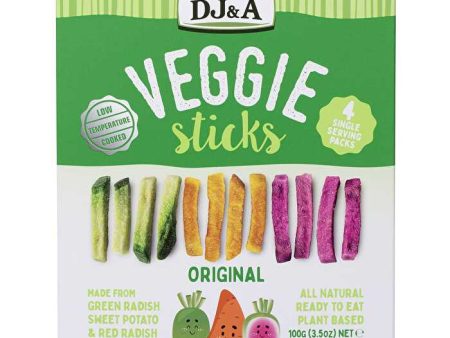 Dj&a Veggie Sticks Original Multi Pack 4x25g For Cheap