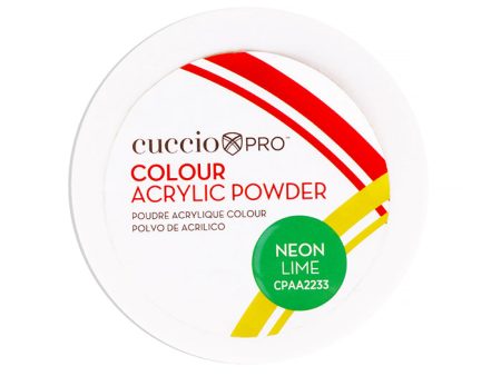 Cuccio PRO Colour Acrylic Powder - Neon Lime By Cuccio Pro For Women 50ml 1.6oz Fashion