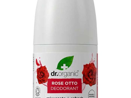 Dr Organic Roll-On Deodorant Rose Otto 50ml Discount