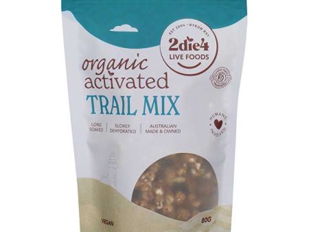 2die4 Live Foods Organic Activated Trail Mix 80g Supply