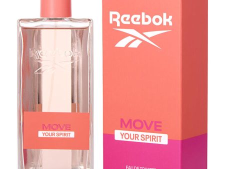 Reebok Move Your Spirit Eau De Toilette Pray 100ml 3.4oz Sale