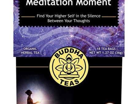 Buddha Teas Organic Herbal Tea Bags Meditation Moment 18pk on Sale