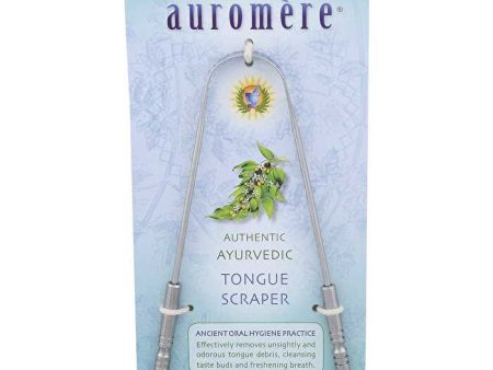 Auromere Tongue Scraper Ayurvedic Surgical Grade Stainless Steel x6 For Cheap