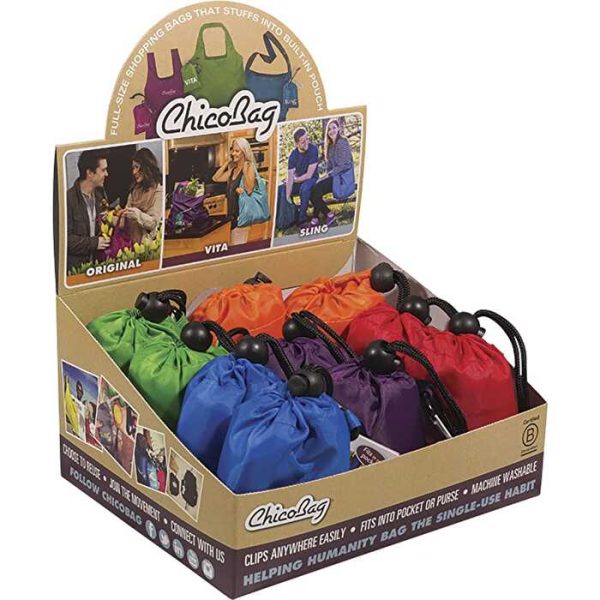 Chico Bag Reusable Shopping Original Bag & Pouch (Colour may vary) x10 Online Sale