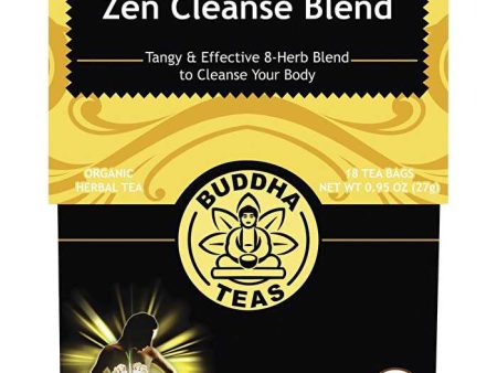 Buddha Teas Organic Herbal Tea Bags Zen Cleanse Blend 18pk Online