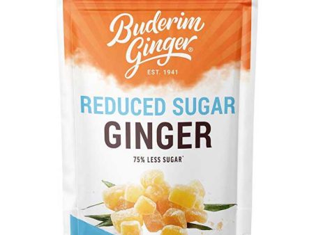 Buderim Ginger Reduced Sugar Ginger 75% Less Sugar 125g Online now