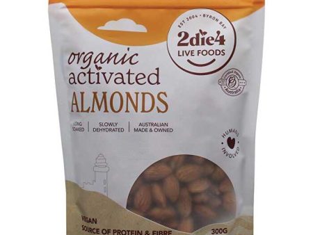 2die4 Live Foods Organic Activated Almonds 300g For Cheap