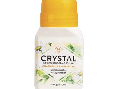 Crystal Roll-On Deodorant Chamomile & Green Tea 66ml Cheap