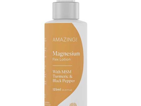 Amazing Oils Magnesium Flex Lotion With MSM Turmeric & Black Pepper 125ml Cheap