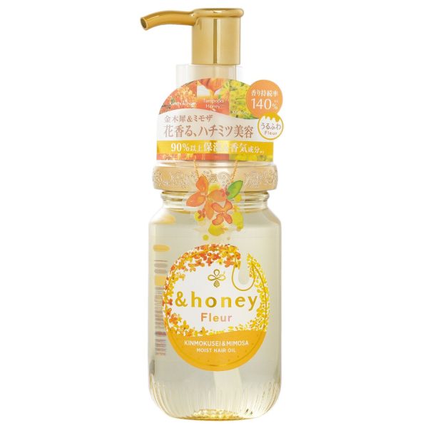 &honey Fleur Kinmokusei & Mimosa Moist Hair Oil  100ml Online Hot Sale