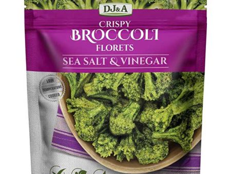 Dj&a Crispy Broccoli Florets Sea Salt & Vinegar 12x25g For Cheap