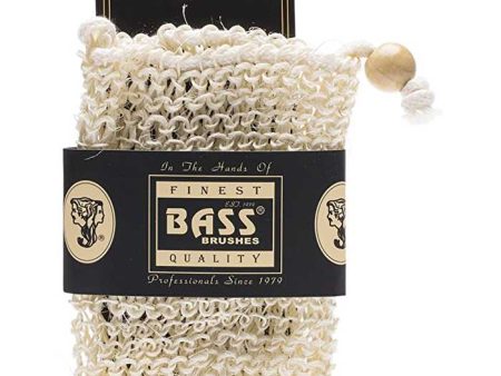 Bass Body Care Sisal Soap Holder Pouch with Drawstring Firm Supply