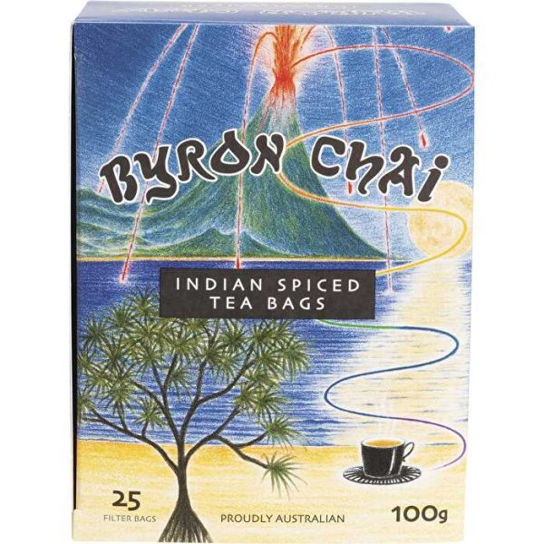 Byron Chai Indian Spiced Tea Bags 25pk Online Sale