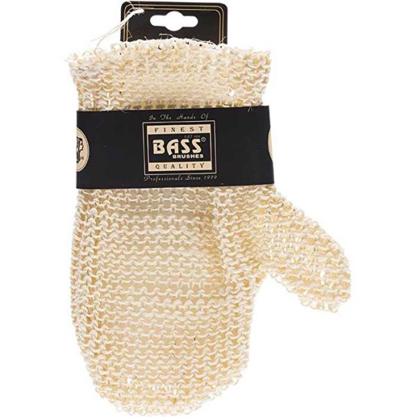 Bass Body Care Sisal Deluxe Hand Glove Knitted Style Firm Sale