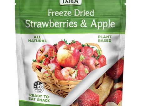 Dj&a Freeze Dried Strawberries & Apple 10x25g Fashion