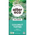 Alter Eco Chocolate Organic Dark Coconut Toffee 12x80g For Cheap