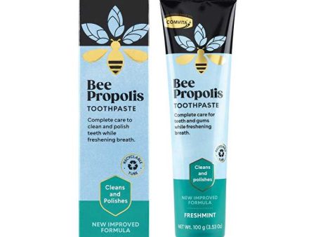 Comvita Bee Propolis Toothpaste Cleans and Polishes Freshmint 100g Online Hot Sale