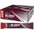 Clif Bloks Energy Chews Black Cherry 50mg Caffeine 18x60g on Sale