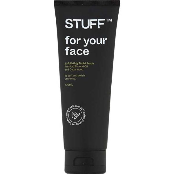 Stuff Exfoliating Facial Scrub Pumice, Almond Oil &Cedarwood 100ml Sale