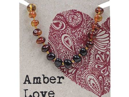 Amber Love Adult s Bracelet 100% Baltic Amber Rainbow 20cm on Sale