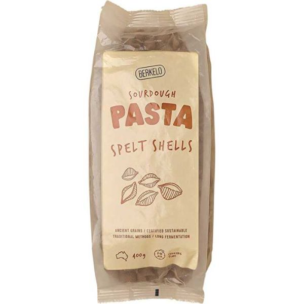 Berkelo Sourdough Pasta Spelt Shells 400g Online Sale