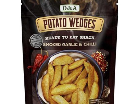 Dj&a Potato Wedges Smoked Garlic & Chilli 9x100g For Cheap