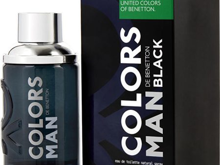 Benetton Colors Black Eau De Toilette Spray 100ml 3.4oz Online Sale