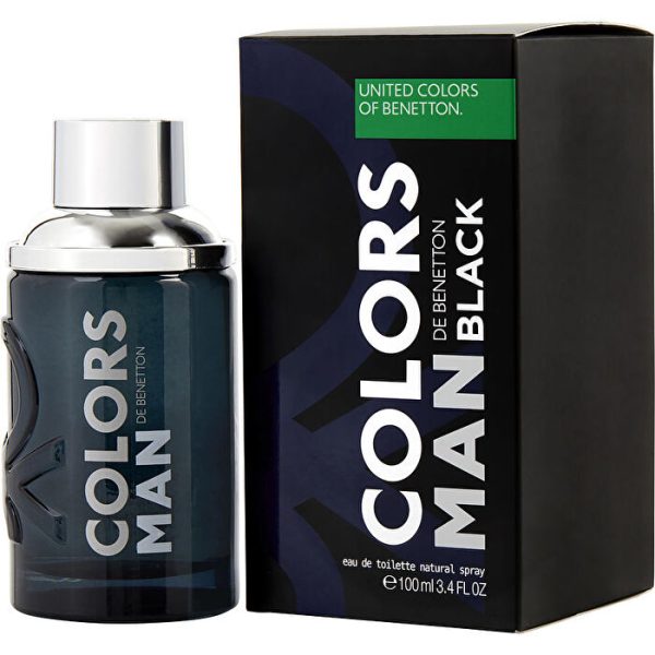 Benetton Colors Black Eau De Toilette Spray 100ml 3.4oz Online Sale