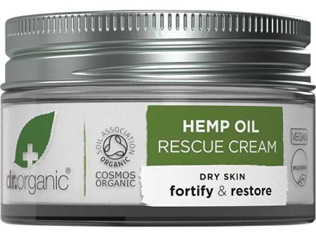 Dr Organic Rescue Cream Hemp Oil 50ml Hot on Sale