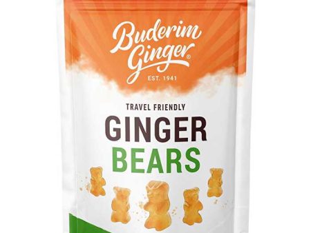 Buderim Ginger Ginger Bears Travel Friendly 175g For Sale