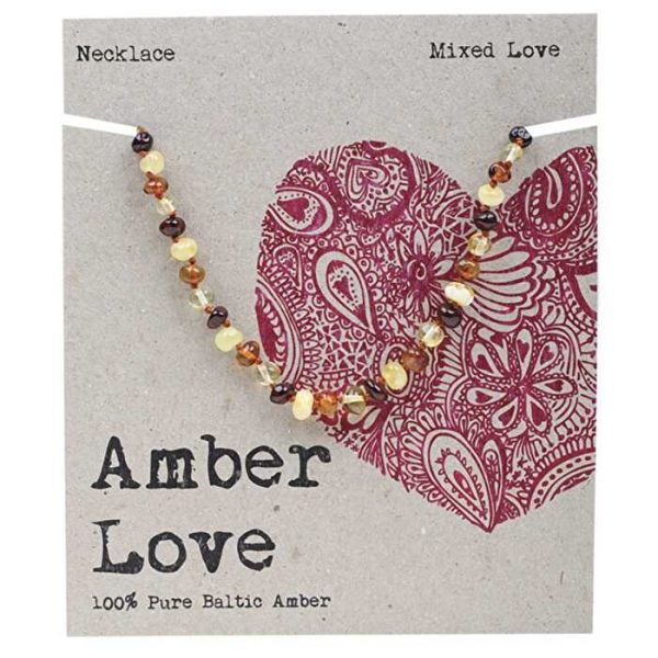 Amber Love Children s Necklace 100% Baltic Amber Mixed 33cm Online Hot Sale