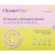 Cleaner Days Laundry Detergent Sheets Fragrance Free 60pcs Online