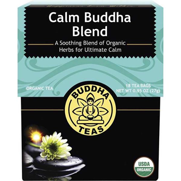 Buddha Teas Organic Herbal Tea Bags Calm Buddha Blend 18pk Discount