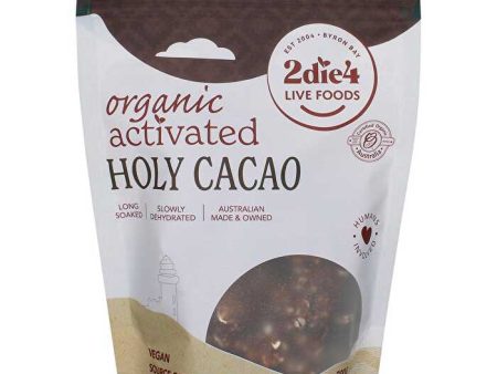 2die4 Live Foods Organic Activated Holy Cacao Cacao Granola Clusters 200g Hot on Sale